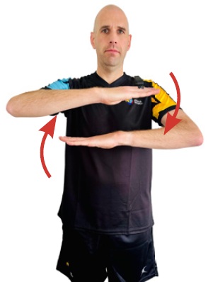 Tactical Change Hand Signal